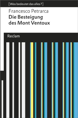 Stock image for Die Besteigung des Mont Ventoux -Language: german for sale by GreatBookPrices