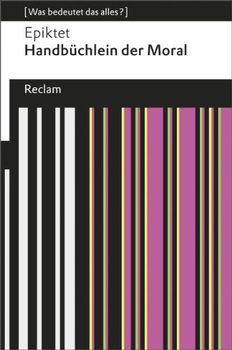 Beispielbild fr Handbchlein der Moral zum Verkauf von Blackwell's