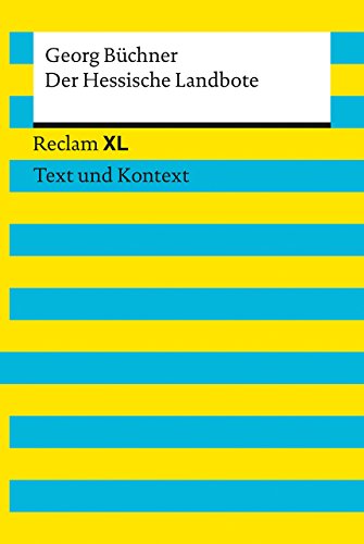 9783150192429: Der Hessische Landbote: Reclam XL - Text und Kontext: 19242