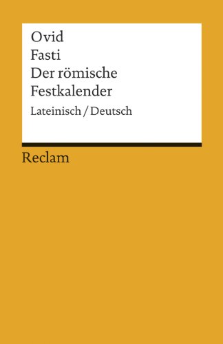 Beispielbild fr Fasti / Der rmische Festkalender zum Verkauf von Blackwell's