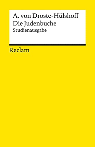 9783150194140: Die Judenbuche: Studienausgabe: 19414