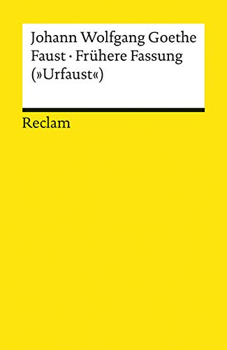 Imagen de archivo de Faust - Frhere Fassung ("Urfaust") -Language: german a la venta por GreatBookPrices