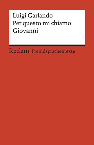 9783150199213: Per questo mi chiamo Giovanni: 19921