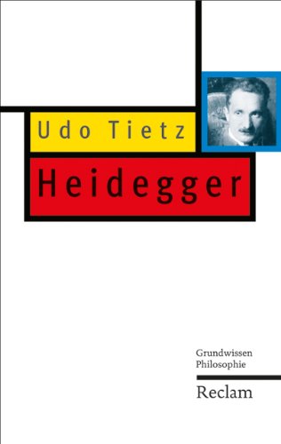 Beispielbild fr Heidegger: Grundwissen Philosophie zum Verkauf von medimops