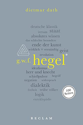 Beispielbild für Hegel. 100 Seiten (Reclam 100 Seiten) zum Verkauf von medimops