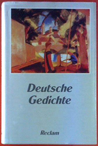 Beispielbild fr Deutsche Gedichte: Eine Anthologie zum Verkauf von Gerald Wollermann