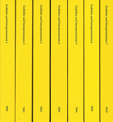 9783150300176: Gedichte und Interpretationen: Eine Interpretationssammlung zur deutschen Lyrik von der Renaissance bis zur Gegenwart