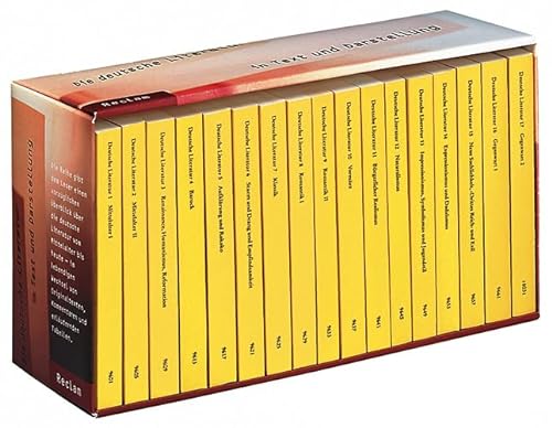 Die deutsche Literatur. Ein Abriss in Text und Darstellung: Die deutsche Literatur in Text und Darstellung, 17 Bände - Best, Otto F.; Schmitt, Hans-Jürgen