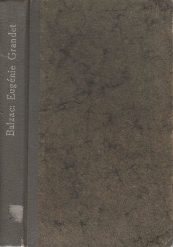 Beispielbild fr Eugnie Grandet. bersetzt und herausgegeben von Michael Scheffel. zum Verkauf von Antiquariat Gntheroth