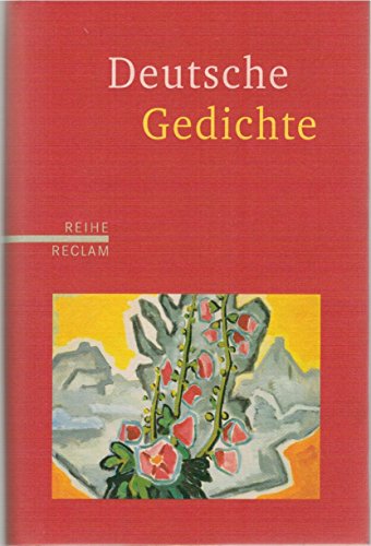 Beispielbild fr Deutsche Gedichte: Eine Anthologie zum Verkauf von medimops