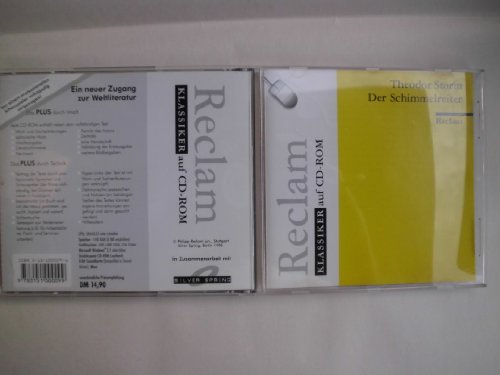 Der Schimmelreiter, 1 CD-ROM: Für Windows ab 3.1 (Reihe: Reclam - Klassiker Auf CD-ROM, Band 9) - Storm, Theodor (1 CD-ROM)