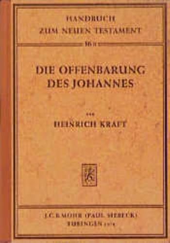 9783161356827: Die Offenbarung Des Johannes (Handbuch Zum Neuen Testament)