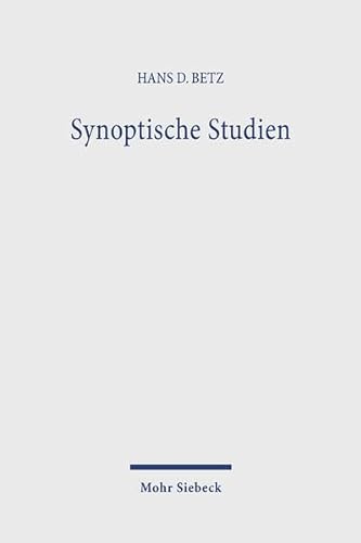 Beispielbild fr Synoptische Studien: Gesammelte Aufsatze II (German Edition) zum Verkauf von Atticus Books