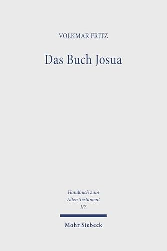 Beispielbild fr Das Buch Josua (Handbuch z. Alten Testament (HAT);Bd. 7). zum Verkauf von Antiquariat Logos