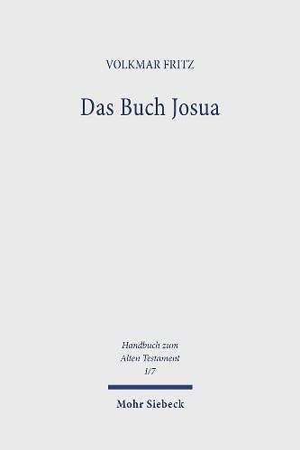 Handbuch zum Alten Testament, Kt, Bd.7, Das Buch Josua - Volkmar Fritz