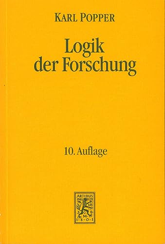 assimilation Smag Forblive Logik der Forschung - Karl R. Popper: 9783161462344 - ZVAB