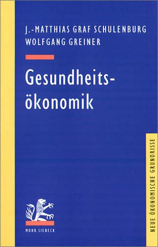 Imagen de archivo de Gesundheitskonomik a la venta por Eulennest Verlag e.K.