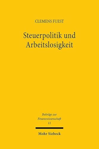 Steuerpolitik und Arbeitslosigkeit (BtrFin 11)