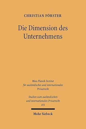 Die Dimension des Unternehmens Ein Kapitel der deutschen und japanischen Rechtsgeschichte