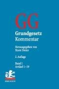 Grundgesetz-Kommentar. Bearbeitet v. Hartmut Bauer, Horst Dreier, Rolf Gröschner, Georg Hermes, Werner Heun u.a. Band I: Präambel, Artikel 1-19. - Dreier, Horst (Hg.)