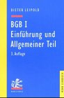 Beispielbild fr Brgerliches Gesetzbuch ( BGB) 1 - Einfhrung und Allgemeiner Teil. Ein Lehrbuch mit Fllen und Kontrollfragen zum Verkauf von medimops