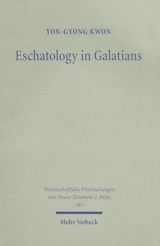 Stock image for Eschatology in Galatians Rethinking Paul`s response to the crisis in Galatia. for sale by Antiquariat Alte Seiten - Jochen Mitter