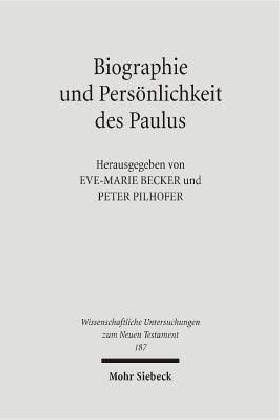 Imagen de archivo de Biographie Und Personlichkeit Des Paulus a la venta por Michener & Rutledge Booksellers, Inc.