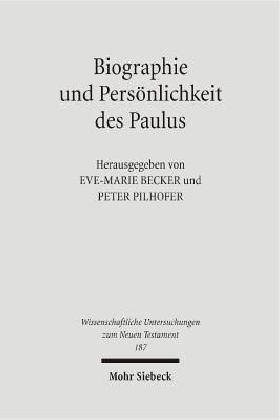 Stock image for Biographie Und Personlichkeit Des Paulus for sale by Michener & Rutledge Booksellers, Inc.