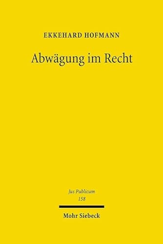 Stock image for Abwgung im Recht. for sale by Antiquariat  Werner Haschtmann