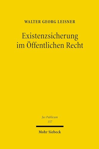 Beispielbild fr Existenzsicherung im ffentlichen Recht. zum Verkauf von Antiquariat  Werner Haschtmann