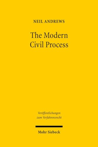 Beispielbild fr The Modern Civil Process zum Verkauf von Blackwell's