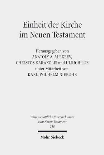 Stock image for Einheit der Kirche im Neuen Testament for sale by ISD LLC