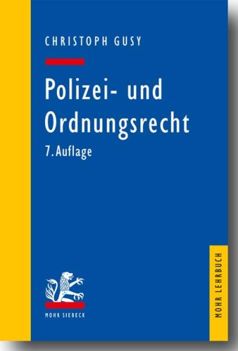 Stock image for Polizei- und Ordnungsrecht for sale by medimops