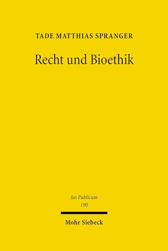 Stock image for Recht und Bioethik. for sale by Antiquariat  Werner Haschtmann