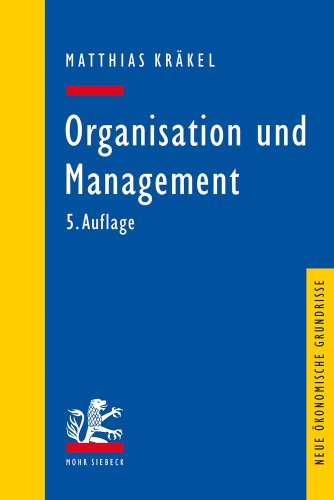 Beispielbild fr Organisation und Management zum Verkauf von medimops