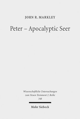 Stock image for Peter - Apocalyptic Seer The Influence of the Apocalypse Genre on Matthew's Portrayal of Peter for sale by Michener & Rutledge Booksellers, Inc.