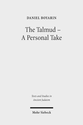 Beispielbild fr The Talmud - A personal Take . Selected essays. zum Verkauf von Ganymed - Wissenschaftliches Antiquariat