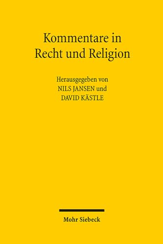 9783161528798: Kommentare in Recht und Religion (German Edition)
