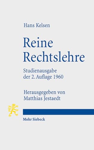 9783161529733: Reine Rechtslehre: Mit einem Anhang: Das Problem der Gerechtigkeit (German Edition)