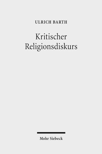 9783161531187: Kritischer Religionsdiskurs