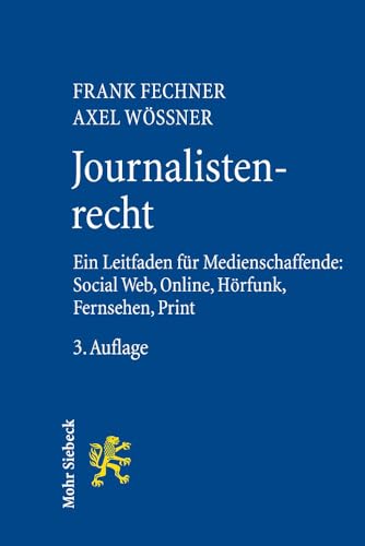 Beispielbild fr Journalistenrecht zum Verkauf von ISD LLC