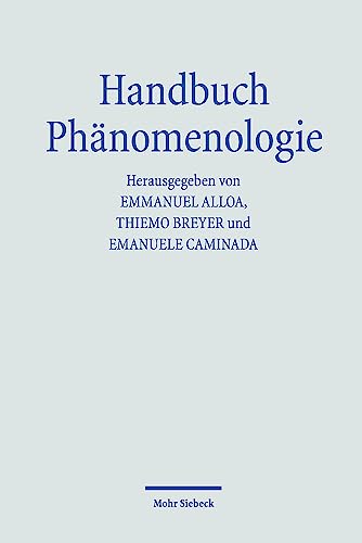 Stock image for Handbuch Phnomenologie for sale by Blackwell's