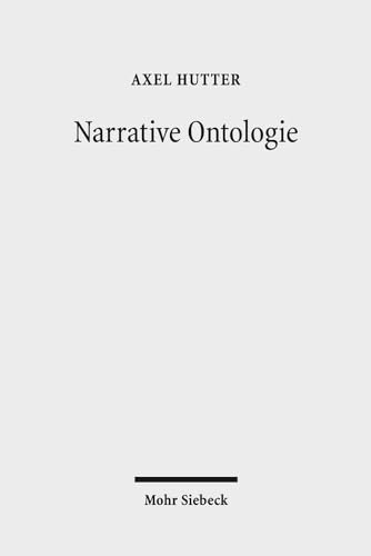 Imagen de archivo de Narrative Ontologie. a la venta por Antiquariat Logos