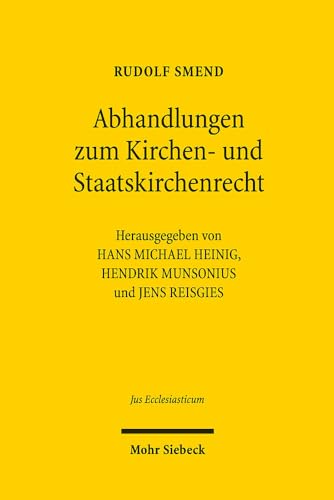 Stock image for Abhandlungen Zum Kirchen- Und Staatskirchenrecht (Jus Ecclesiasticum) (German Edition) for sale by GF Books, Inc.