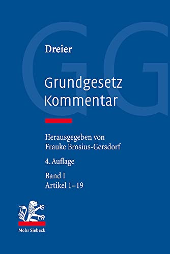 9783161582158: Grundgesetz-Kommentar: Band I: Prambel, Artikel 1-19