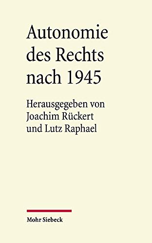 Stock image for Autonomie des Rechts nach 1945 for sale by ISD LLC
