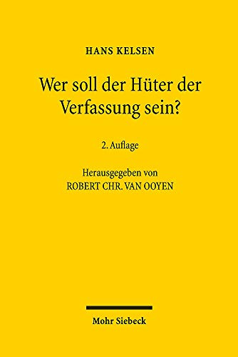 Stock image for Wer Soll Der Huter Der Verfassung Sein? for sale by Blackwell's