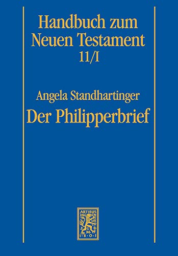 9783161602450: Der Philipperbrief: 11/I (Handbuch zum Neuen Testament)