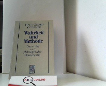 9783162450890: Hermeneutik I. Wahrheit und Methode. Studienausgabe.