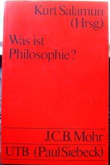 Stock image for Was ist Philosophie? : Neuere Texte zu ihrem Selbstverständnis. for sale by ANTIQUARIAT Franke BRUDDENBOOKS